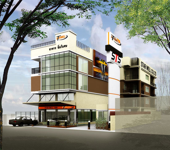 แบบบ้านพักอาศัย  modern style 1 ตร.ม (ผลงานออกแบบบ้าน) 2