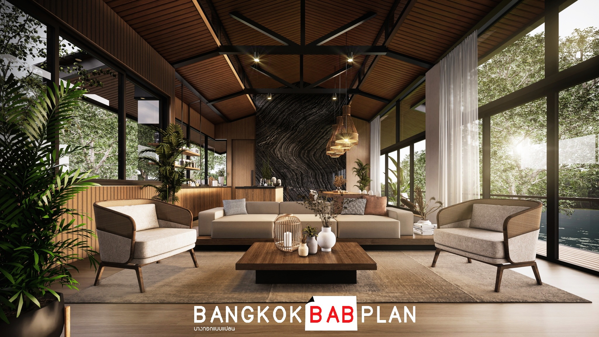 ผลงาน ออกแบบบ้านหรู 530 ตร.ม. งบประมาณ 18.70 ล้าน 4