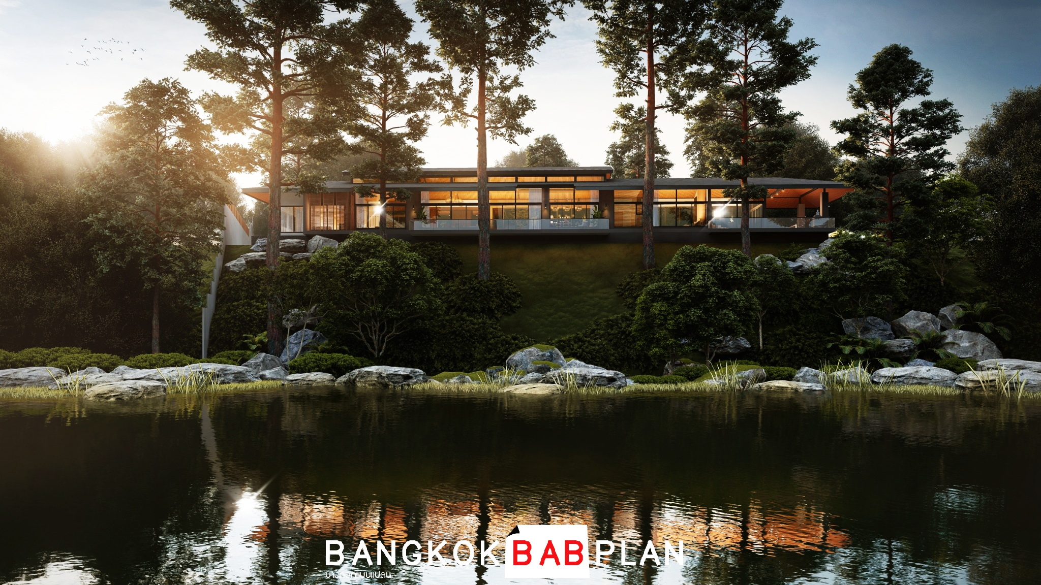 ผลงาน ออกแบบบ้านหรู 530 ตร.ม. งบประมาณ 18.70 ล้าน 3